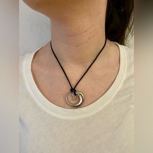 Round Swirl Necklace.  Perfect for Valentine’s!